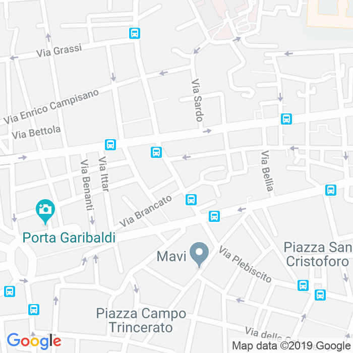 CAP di Via Coniglione a Catania