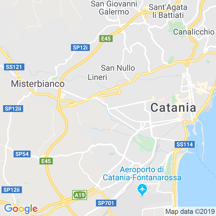 CAP di Via Corrado Avolio a Catania