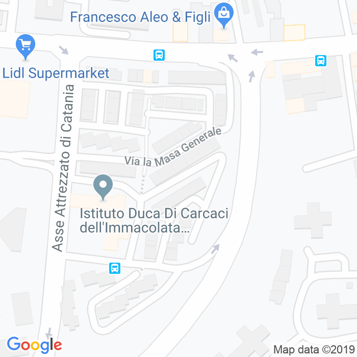 CAP di Via Emanuele Infantino a Catania