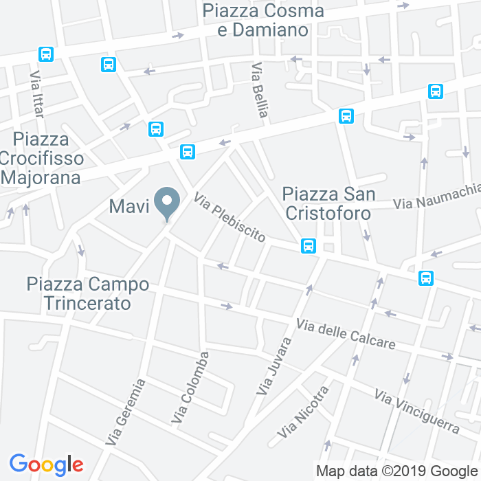 CAP di Via Fazio a Catania