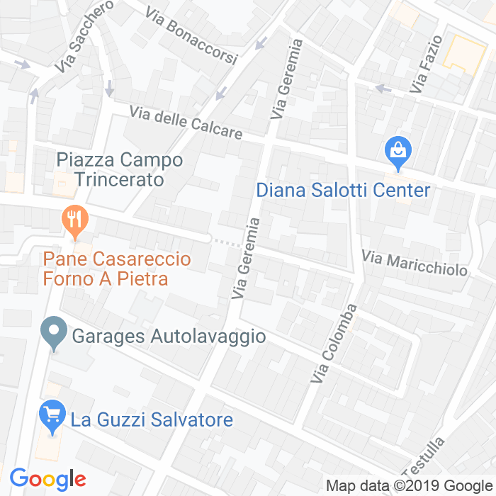CAP di Via Geremia a Catania