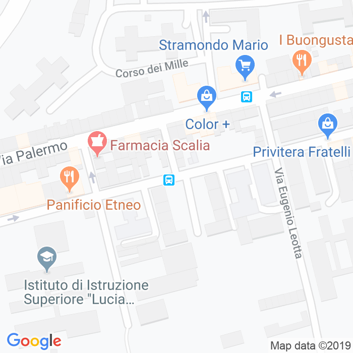 CAP di Via Giovanni Denaro a Catania
