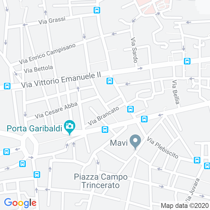 CAP di Via Pitta'Barbagallo a Catania