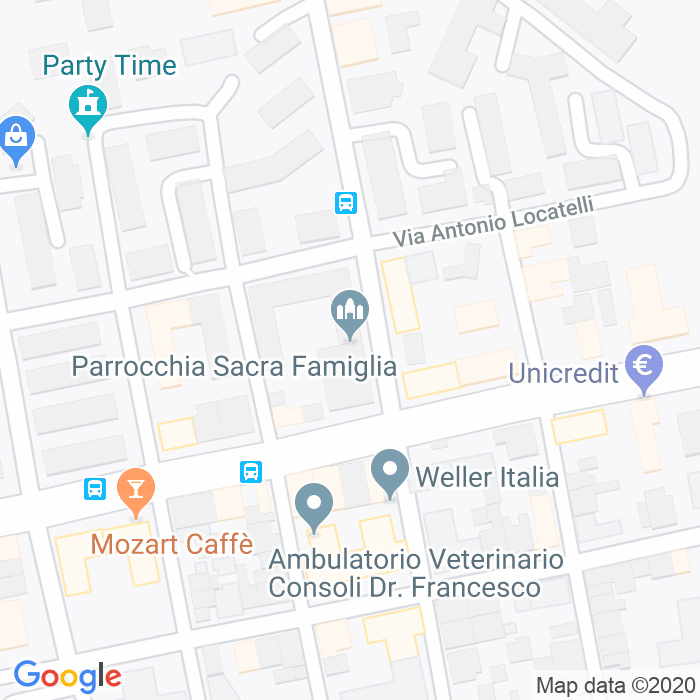 CAP di Piazza Sacra Famiglia a Catania