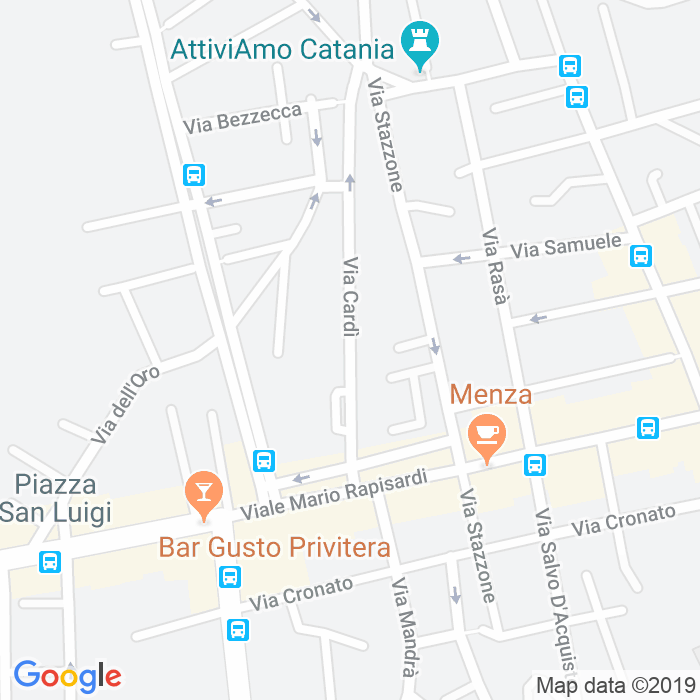 CAP di Via Cardi a Catania