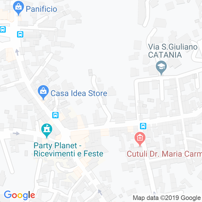 CAP di Via Francesco Privitera a Catania