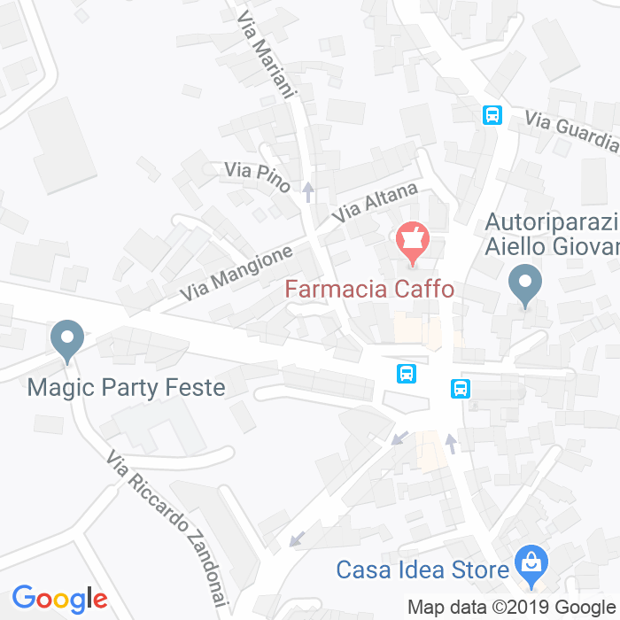 CAP di Via Giovanni Bucceri a Catania