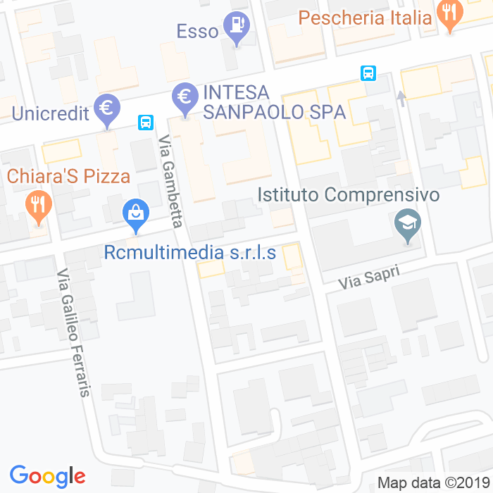 CAP di Via Reitano Italo D'Amico a Catania