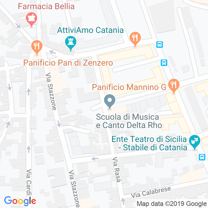 CAP di Via Salvatore Santangelo a Catania