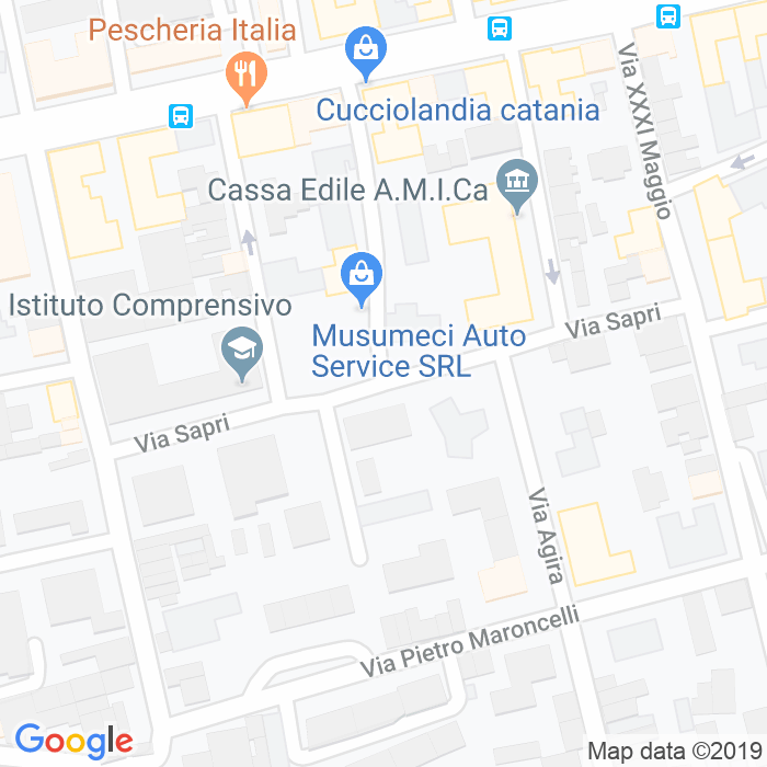 CAP di Via Sapri a Catania