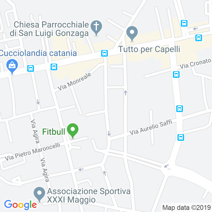 CAP di Via Serve Della Divina Provvidenza a Catania