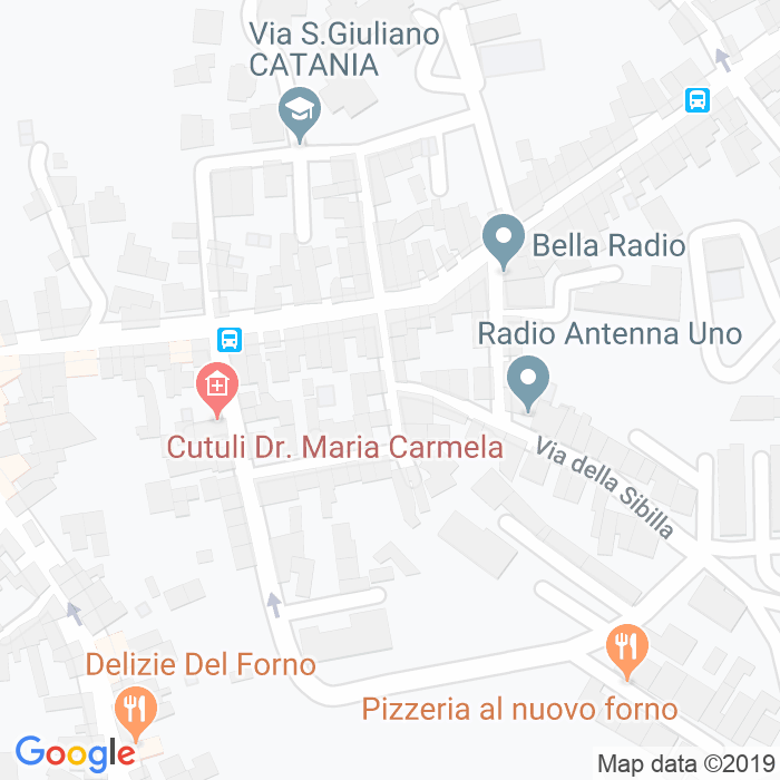 CAP di Via Tenente Torrisi a Catania
