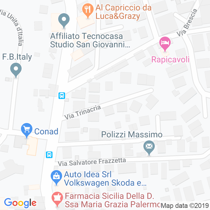 CAP di Via Trinacria a Catania