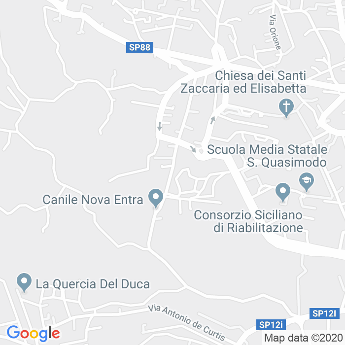 CAP di Via Villa Flaminia a Catania