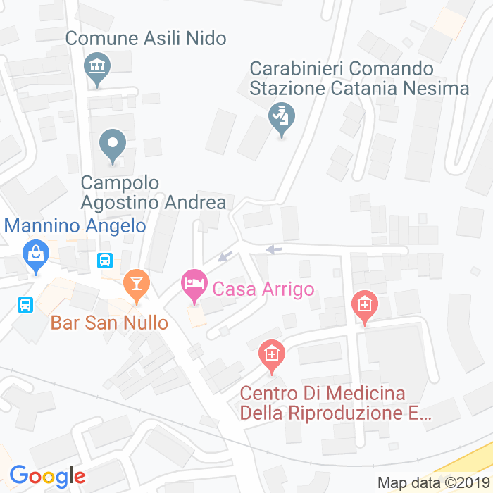 CAP di Via Vito Maria Amico a Catania