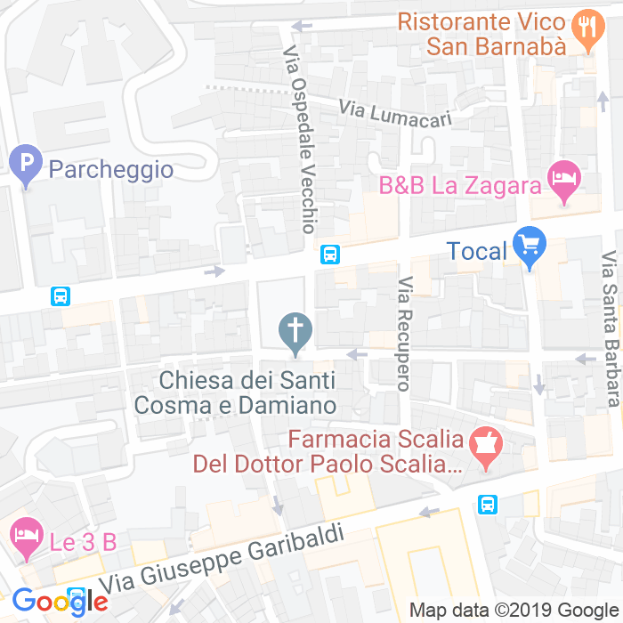 CAP di Piazza Niccolo'Machiavelli a Catania
