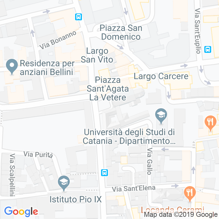 CAP di Piazza Sant'Agata La Vetere a Catania