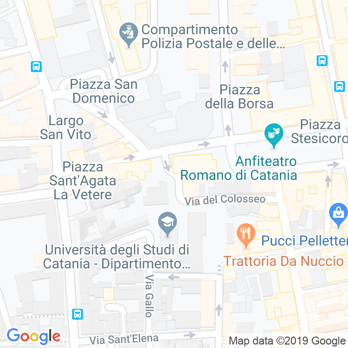 CAP di Piazza Santo Carcere a Catania
