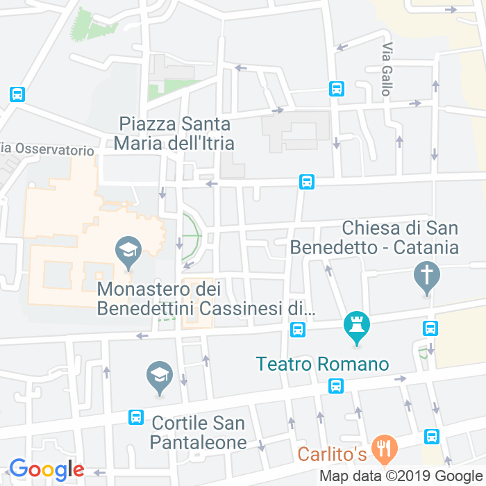 CAP di Via Carlo Ardizzone a Catania