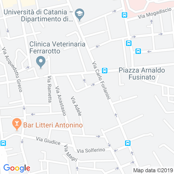CAP di Via Dell Esperanto a Catania