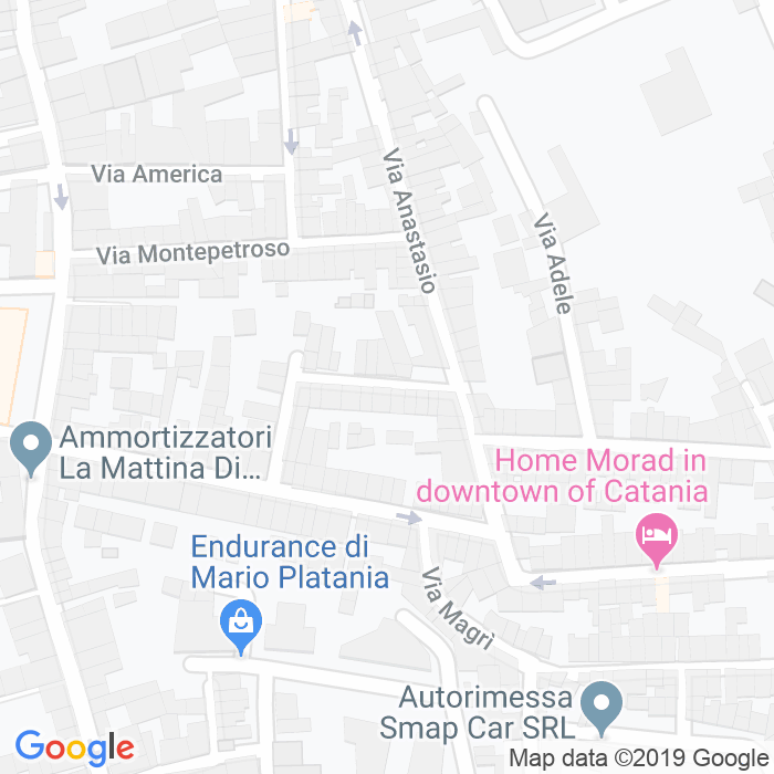 CAP di Via Delle Forme a Catania