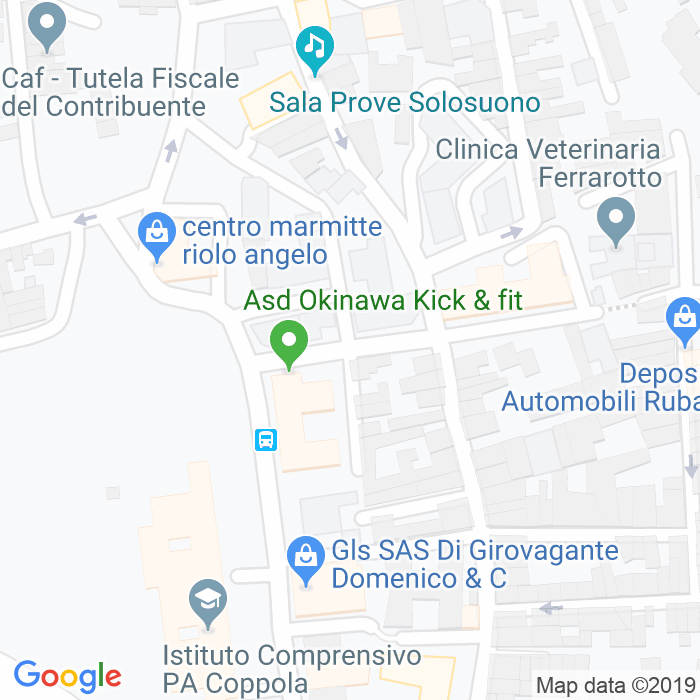 CAP di Via Generale Maravigna a Catania