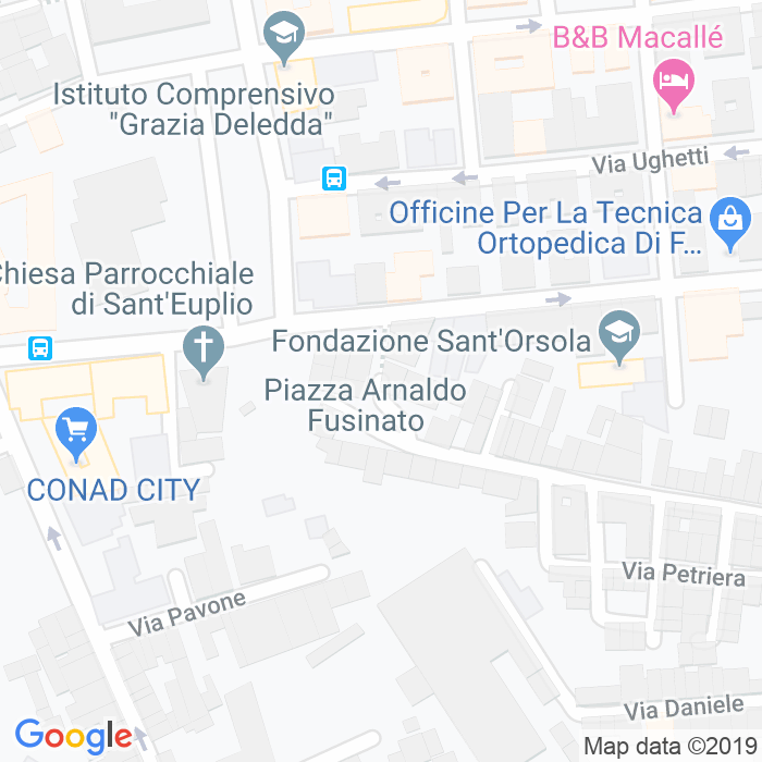 CAP di Via Giovanni Torti a Catania