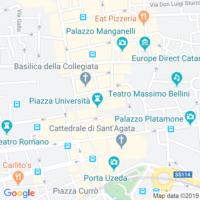CAP di Via La Piana a Catania