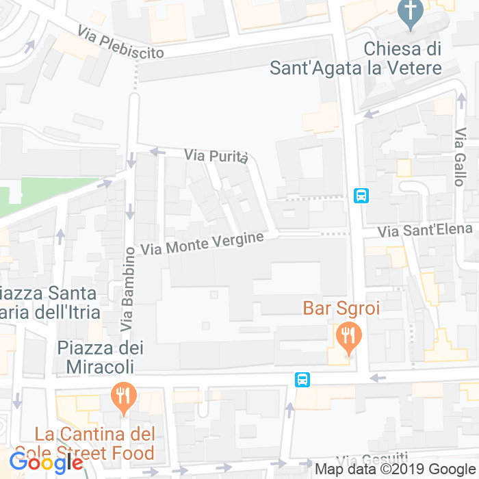 CAP di Via Monte Vergine a Catania