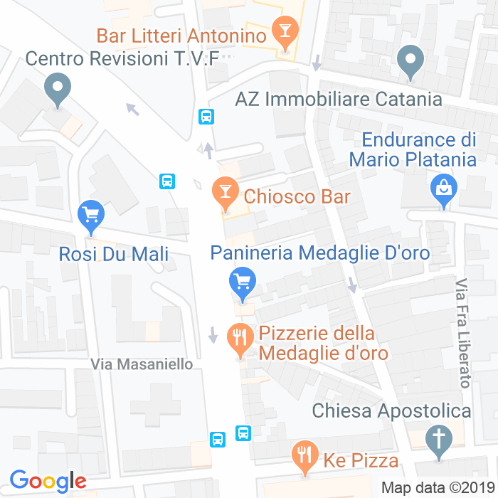 CAP di Via Pietro Micca a Catania