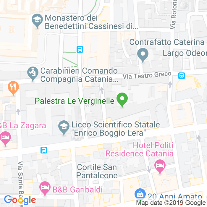 CAP di Via Verginelle a Catania