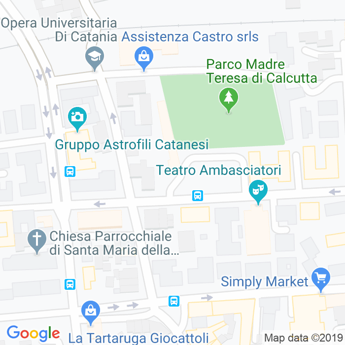 CAP di Largo Papa Paolo Vi a Catania