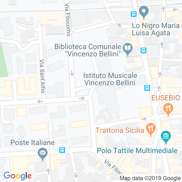 CAP di Piazza Del Beato Angelico a Catania