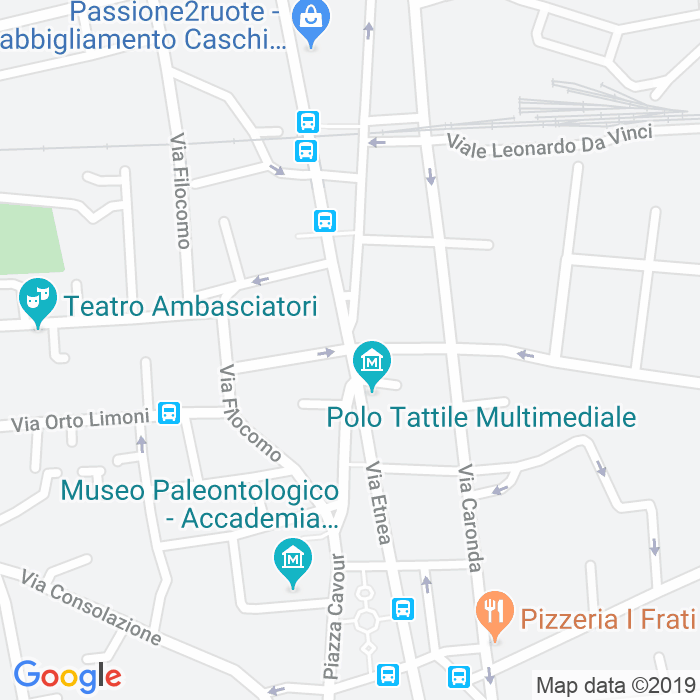 CAP di Via Giuseppe Leocata a Catania