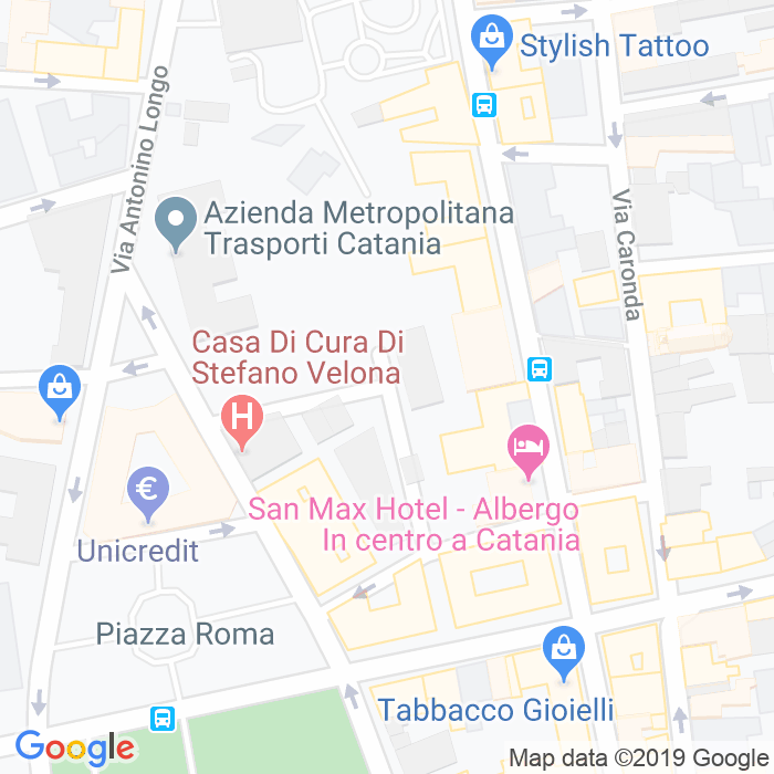 CAP di Via Nunzio Di Stefano a Catania