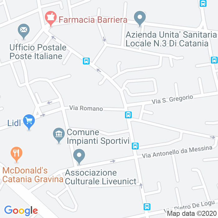 CAP di Via Romano a Catania