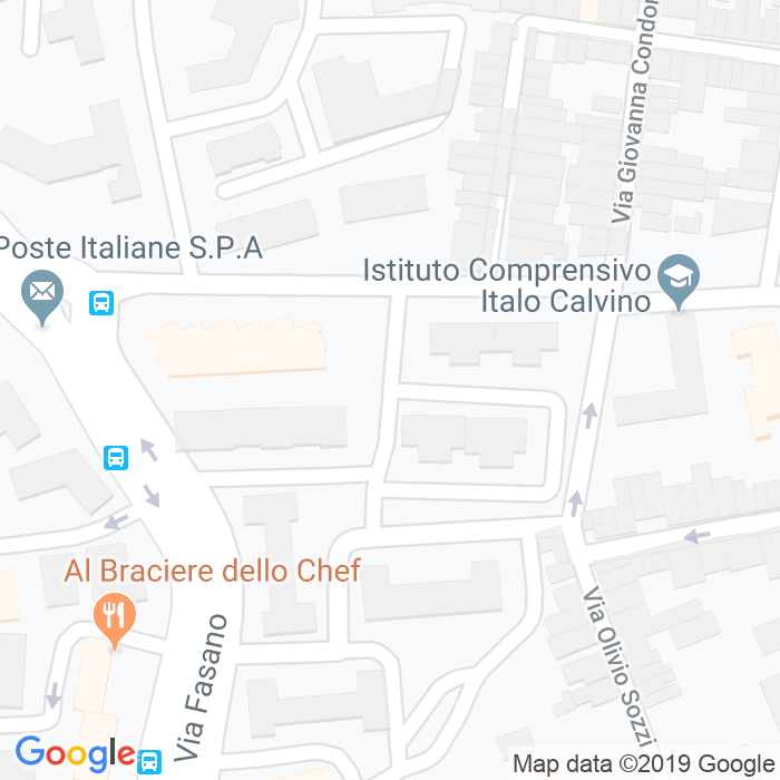 CAP di Via Saverio Fiducia a Catania