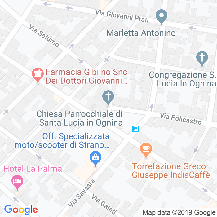 CAP di Piazza Santa Lucia a Catania