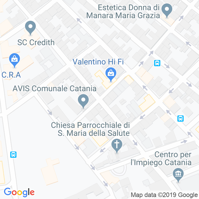 CAP di Via Carini a Catania