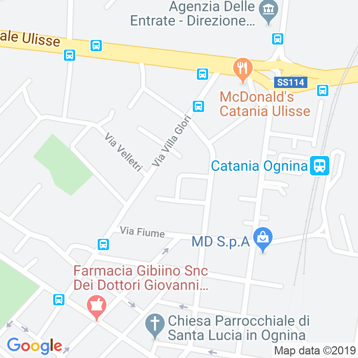 CAP di Via Carlo Porta a Catania