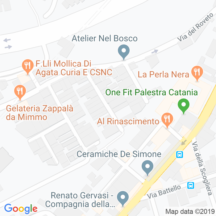 CAP di Via Della Genziana a Catania