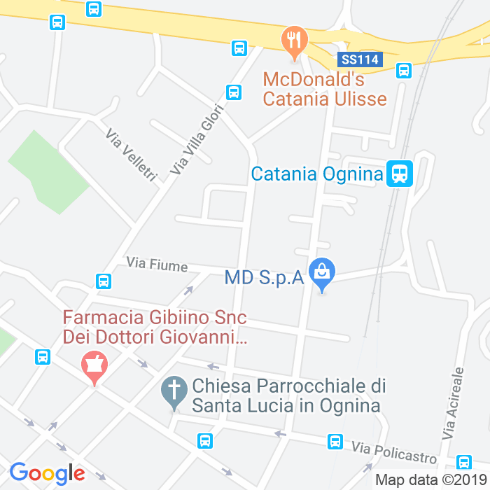 CAP di Via Edmondo De Amicis a Catania