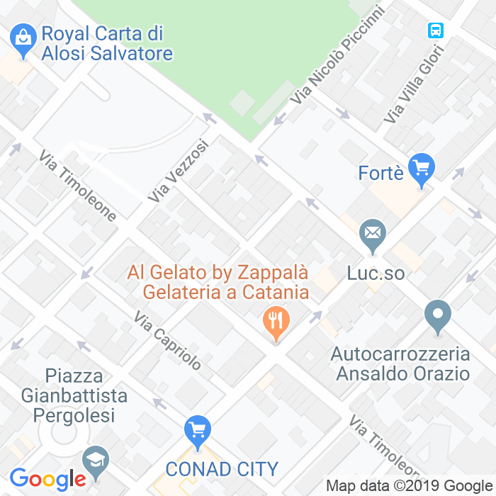 CAP di Via Lo Scalzo a Catania
