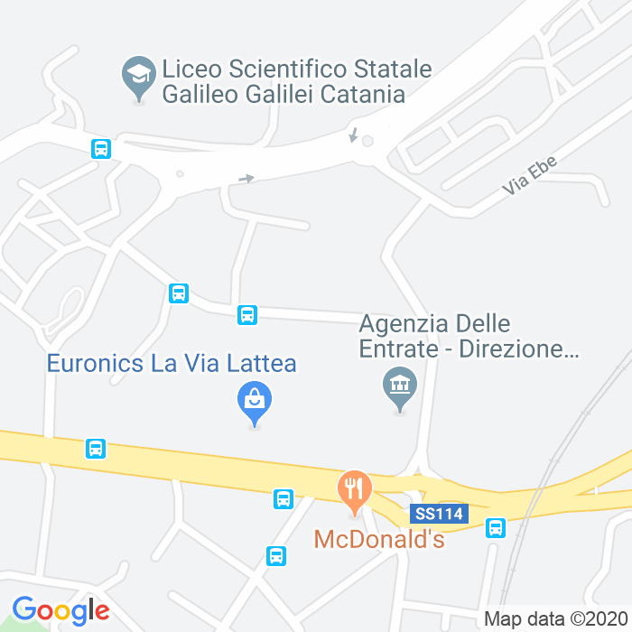 CAP di Via Monsignore Domenico Orlando a Catania