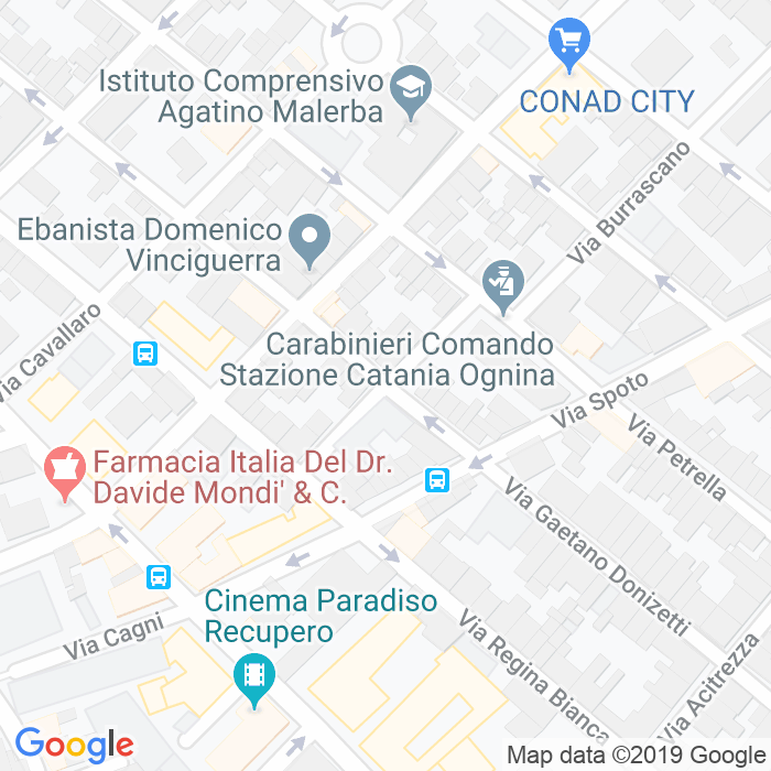 CAP di Via Montebello a Catania