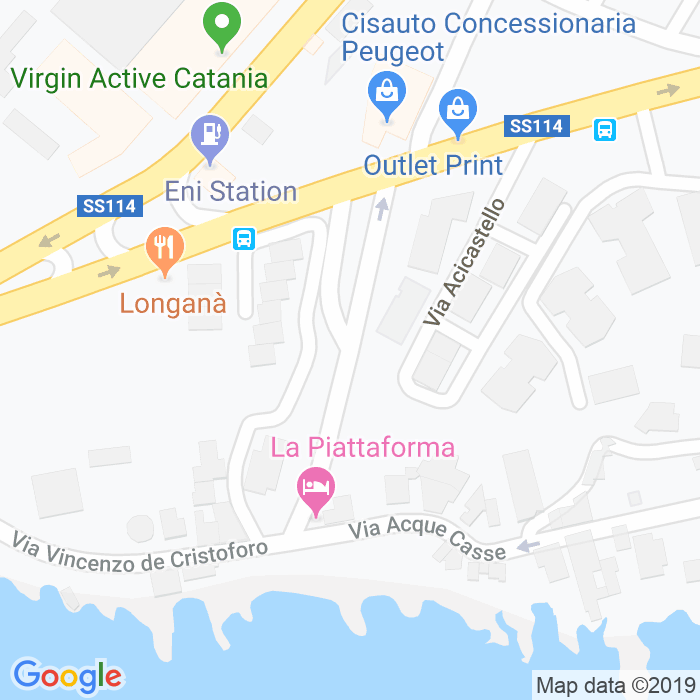 CAP di Via Pietro Nenni a Catania