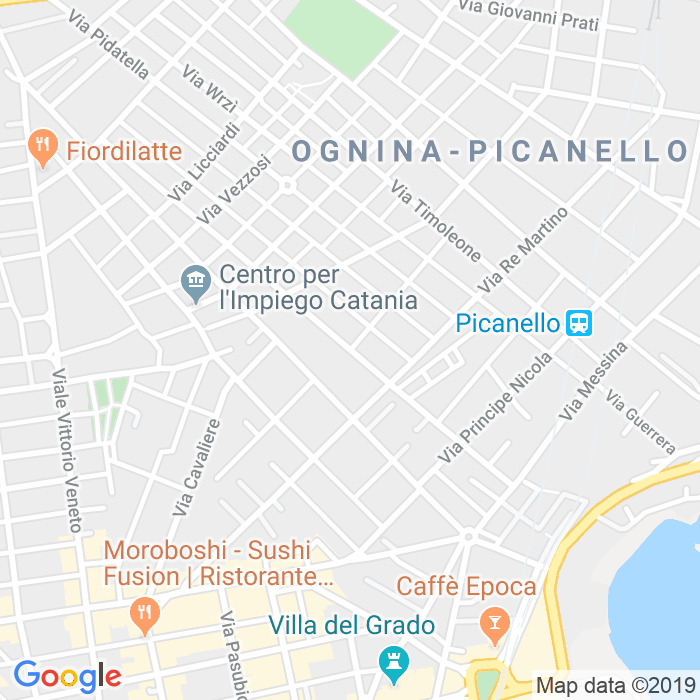 CAP di Via Regina Bianca a Catania