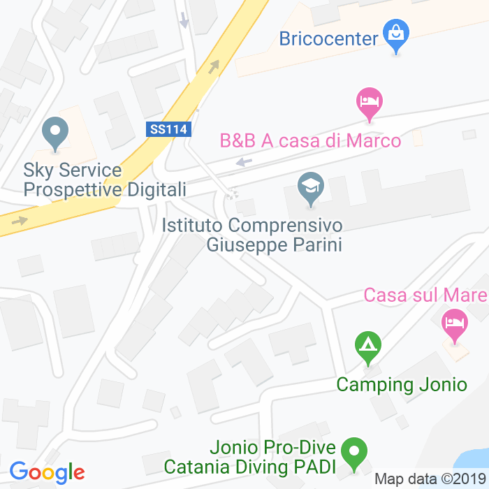 CAP di Via Salvatore Quasimodo a Catania