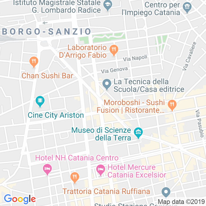 CAP di Corso Delle Provincie a Catania