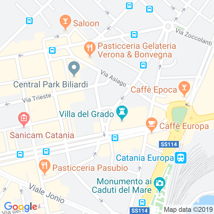 CAP di Largo Aquileia a Catania